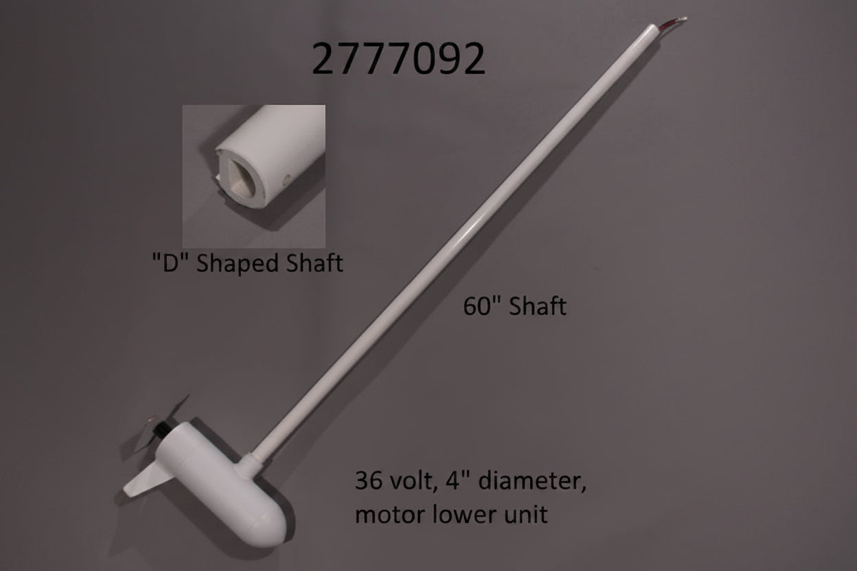 (E) LOWER UNIT & SHAFT 112lb/60"