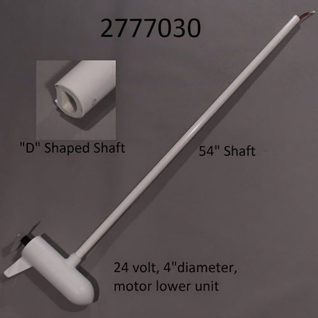 (A)  RIPTIDE ULTERRA MOTOR AND TUBE 80LB 54" SHAFT