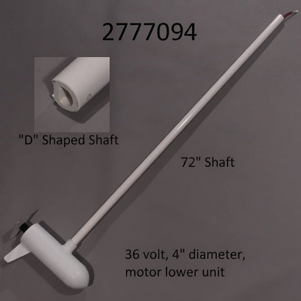 (F)  LOWER UNIT & SHAFT 112lb/72"