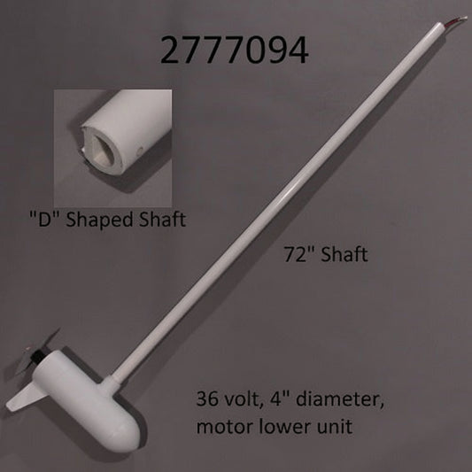 (F)  LOWER UNIT & SHAFT 112lb/72"